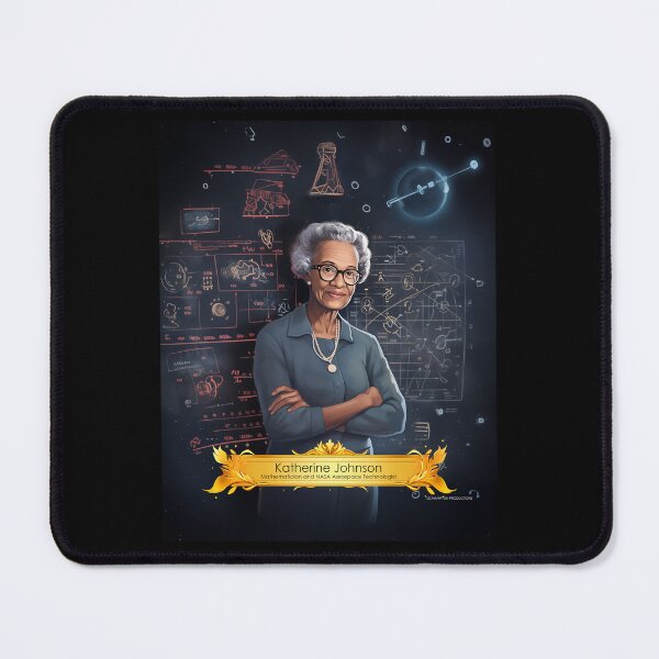 Item preview, Katherine Johnson Mathematician NASA Tribute designed and sold by tre2k3.