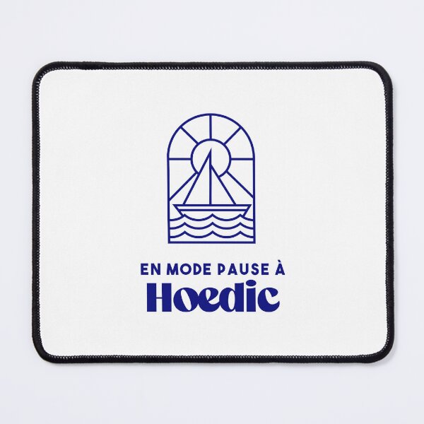Item preview, Hoedic in pause mode - Brittany Morbihan 56 Sea Holidays Beach designed and sold by Burning Dog.
