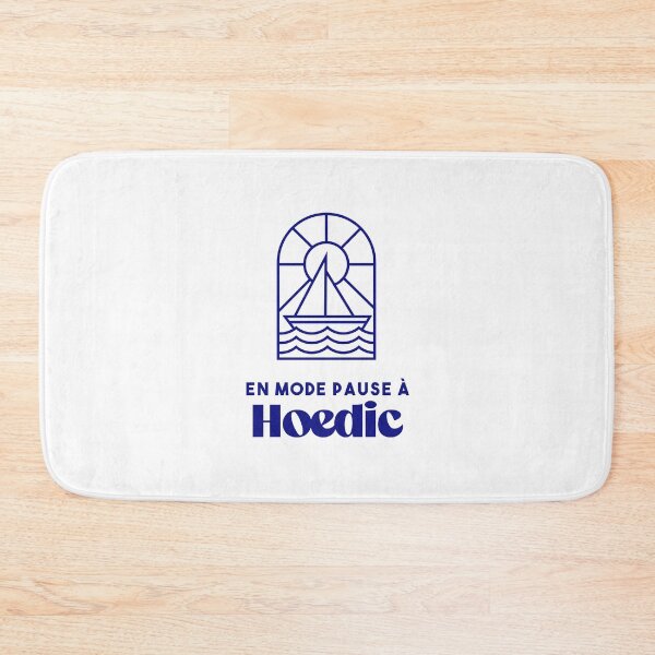 Item preview, Hoedic in pause mode - Brittany Morbihan 56 Sea Holidays Beach designed and sold by Burning Dog.