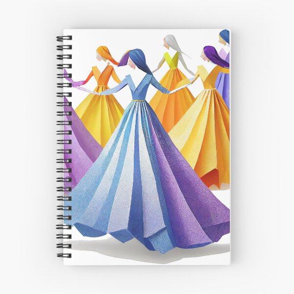 Item preview, Geometric Dancing Women Illustration art designed and sold by MakeInShop.