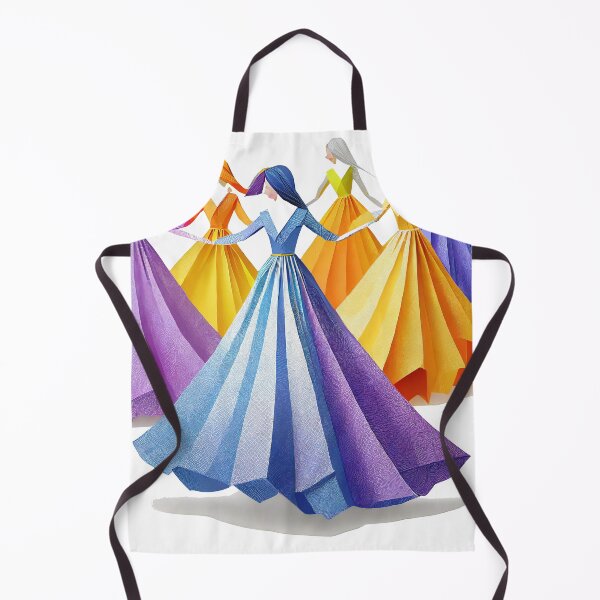 Item preview, Geometric Dancing Women Illustration art designed and sold by MakeInShop.