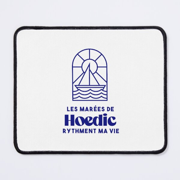 Item preview, Hoedic the tides punctuate my life - Brittany Morbihan 56 Sea Holidays Beach designed and sold by Burning Dog.