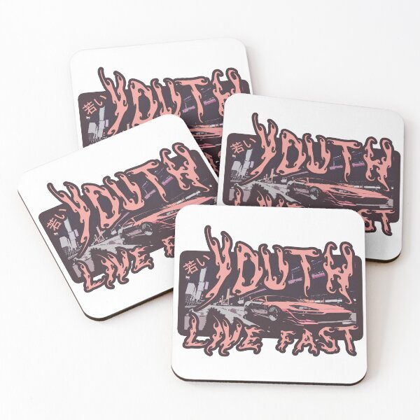 Item preview, Tokyo Nights Youth Live Fast JDM Art Print designed and sold by DelusciousMind.