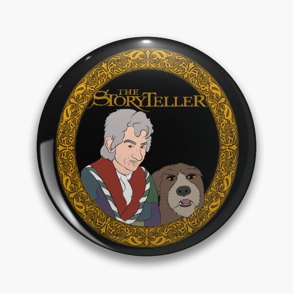 Item preview, Storyteller John and Dog designed and sold by GemimaRosaArt.