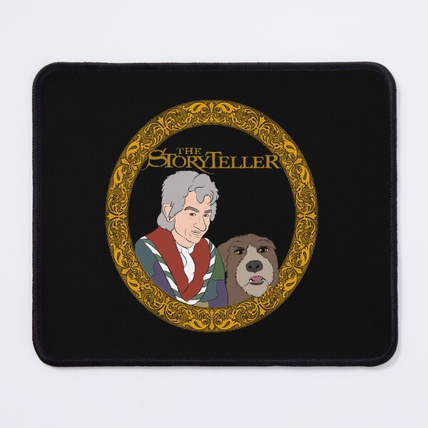 Item preview, Storyteller John and Dog designed and sold by GemimaRosaArt.