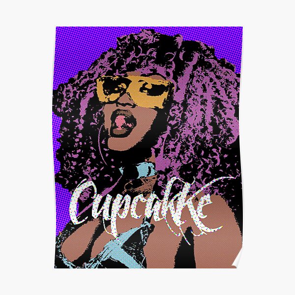 Cupcakke pop art Poster