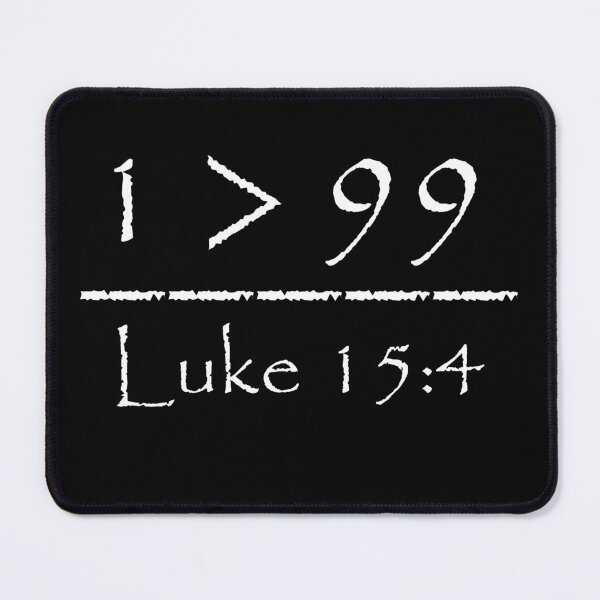 Item preview, Luke 15 4 parable of the lost sheep - 1 lost sheep is important over 99 sheep - white designed and sold by ZechJohnRB.