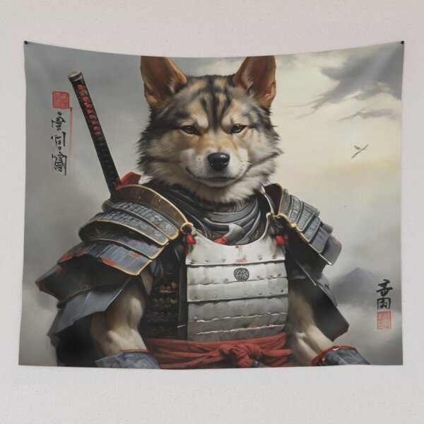 Item preview, Samurai Paws: Noble Warrior designed and sold by DoggyDream.