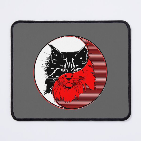 Item preview, yin yang balance harmony design eastern philosophy cat designed and sold by 4rpixs.