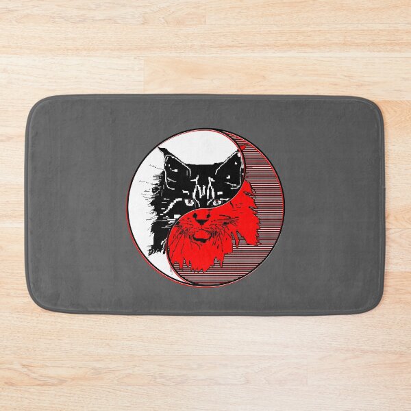 Item preview, yin yang balance harmony design eastern philosophy cat designed and sold by 4rpixs.