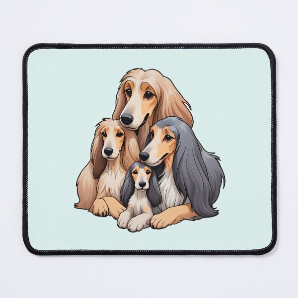 Item preview, Graceful Unity: The Afghan Hound Family designed and sold by Delemore Art.