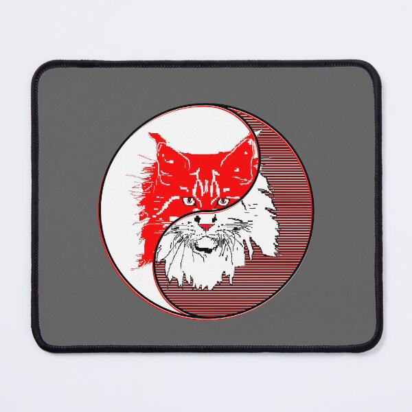 Item preview, yin yang balance harmony design eastern philosophy cat designed and sold by 4rpixs.