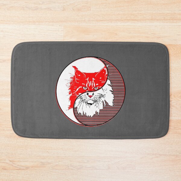 Item preview, yin yang balance harmony design eastern philosophy cat designed and sold by 4rpixs.