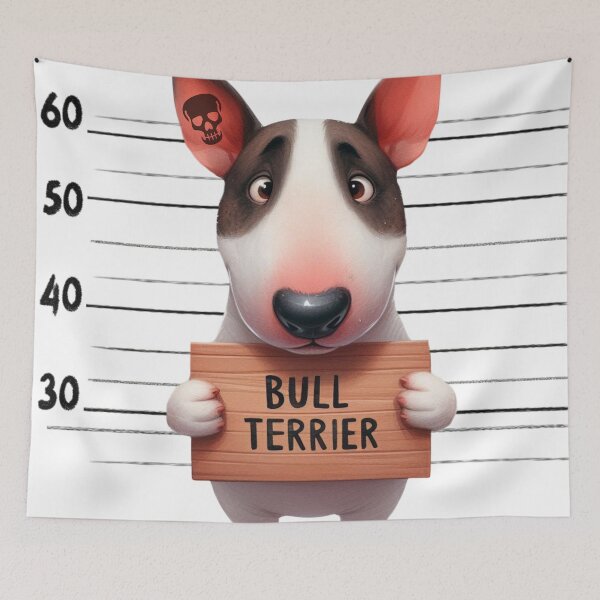 Item preview, Angry and sad dog Bull Terrier designed and sold by Vilemo.