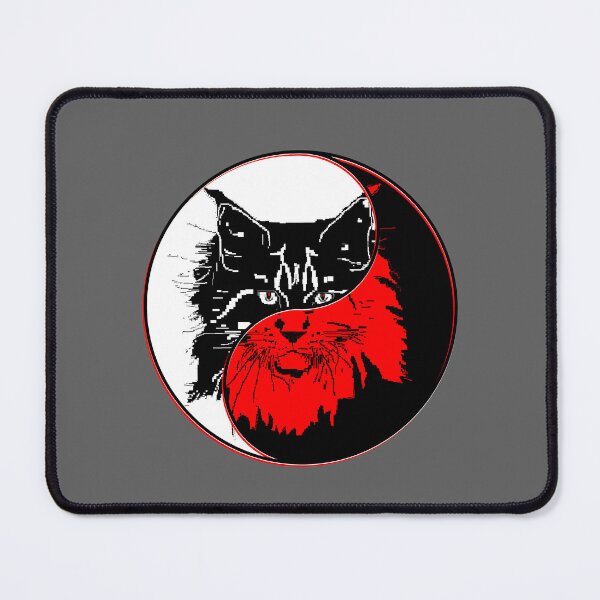 Item preview, yin yang balance harmony design eastern philosophy cat designed and sold by 4rpixs.