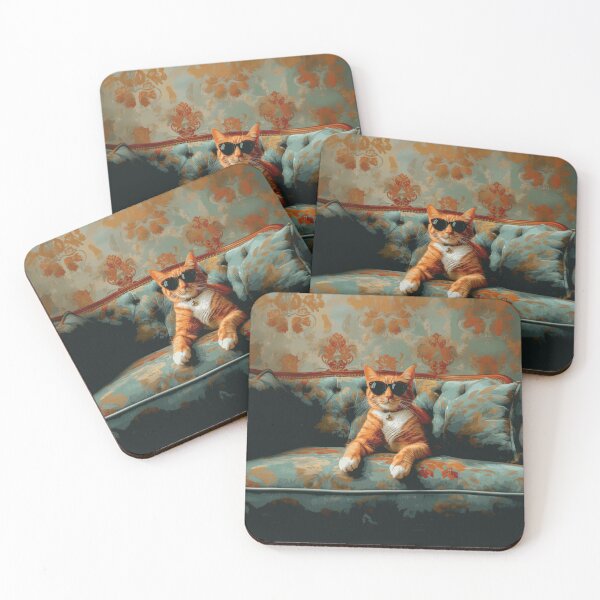 Item preview, Cool Cat Lounging designed and sold by HomeAndHope.