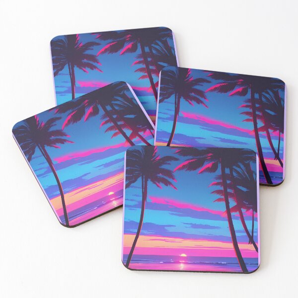 Item preview, Sunset neon dreams designed and sold by Nightdrive88.