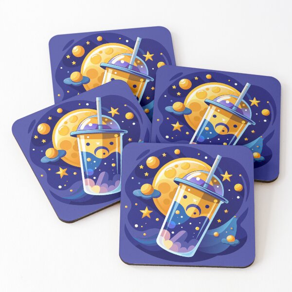 Item preview, Starry Night Bubble Tea Delight designed and sold by CutesyKoala.