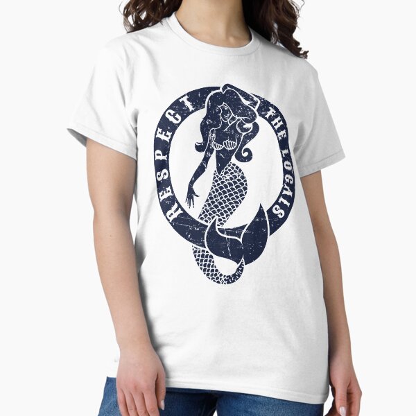Item preview, Respect The Locals Vintage Retro Mermaid designed and sold by banwa.