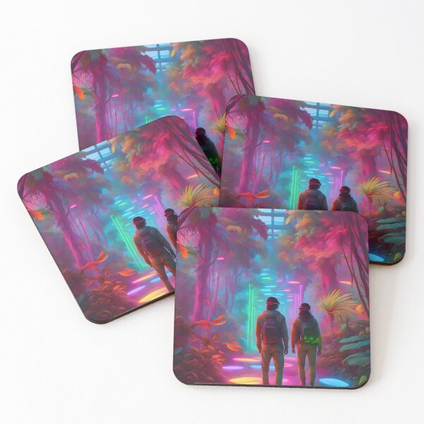 Item preview, Out of this World - Virtual Reality Neon Jungle designed and sold by stine1.