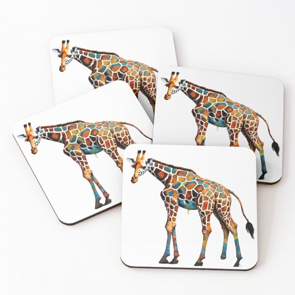 Item preview, Painted giraffe designed and sold by MarkPicasso.