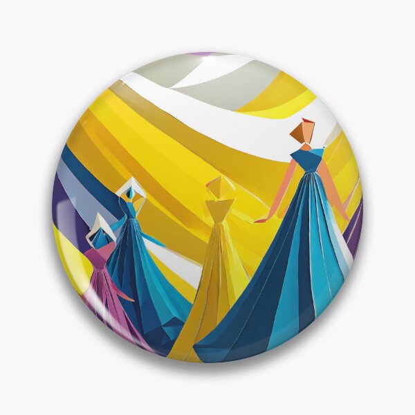 Item preview, Geometric Dancing Women Illustration art designed and sold by MakeInShop.