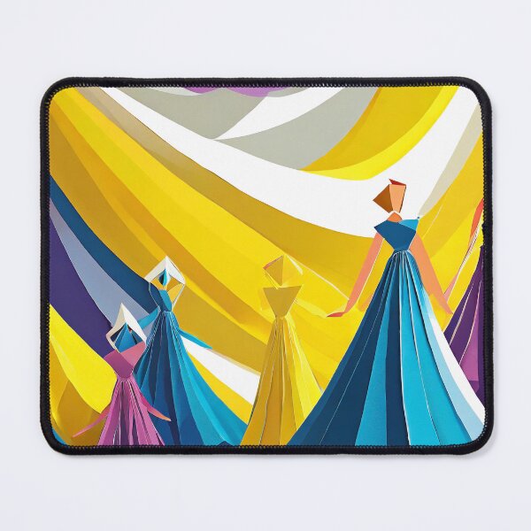 Item preview, Geometric Dancing Women Illustration art designed and sold by MakeInShop.