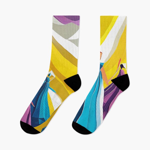Item preview, Geometric Dancing Women Illustration art designed and sold by MakeInShop.
