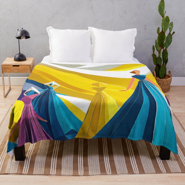 Item preview, Geometric Dancing Women Illustration art designed and sold by MakeInShop.