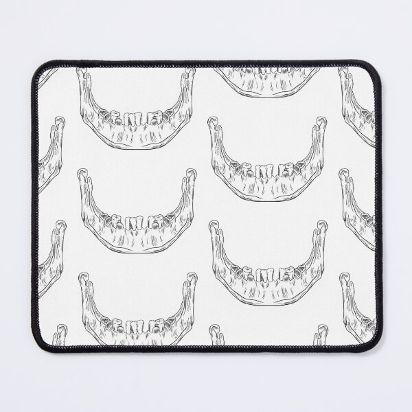Item preview, Human Jaw Bone Illustration designed and sold by Idle Morrow.