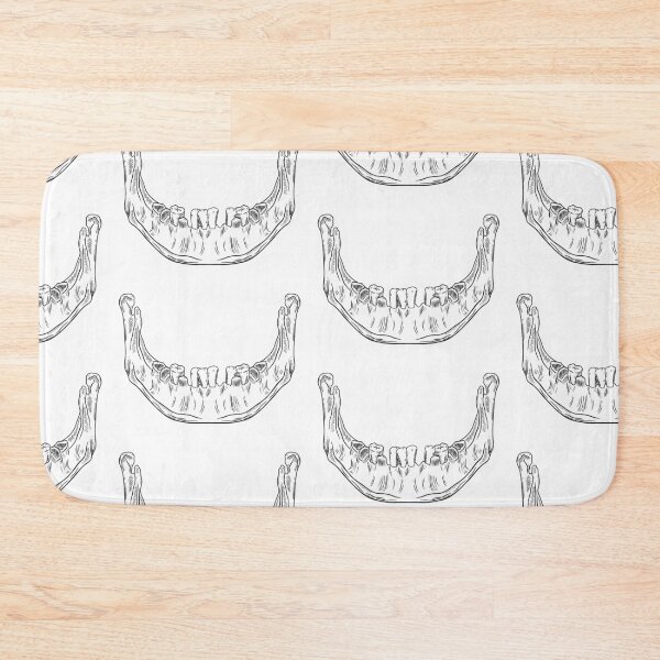 Item preview, Human Jaw Bone Illustration designed and sold by Idle Morrow.