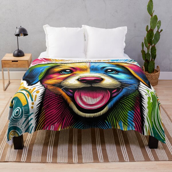 Item preview,  Puppy, dog, face - Colorful Animal Art designed and sold by lukaszk01.