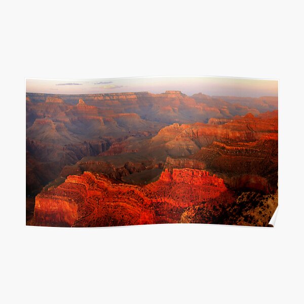 Grand Canyon Sunset From Hopi Point Poster By Svecchiotti Redbubble