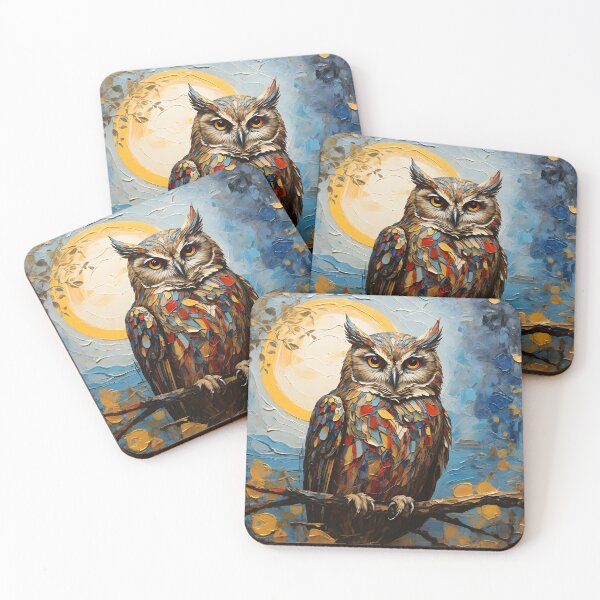 Item preview, Beautiful Owl Painting designed and sold by enhan.