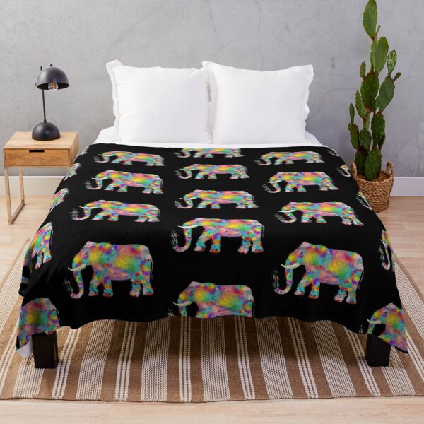 Item preview, Kaleidoscopic Elephant Color Burst designed and sold by MarieSusan.
