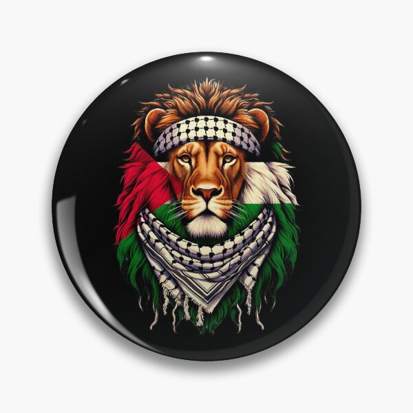 Item preview, lion Flag Of Palestine - Gift For Palestinian From Palestine, palestine lion , palestine keffiyeh ,  designed and sold by WWDistribution.