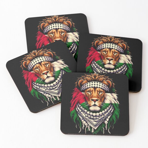Item preview, lion Flag Of Palestine - Gift For Palestinian From Palestine, palestine lion , palestine keffiyeh ,  designed and sold by WWDistribution.