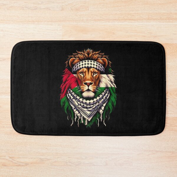 Item preview, lion Flag Of Palestine - Gift For Palestinian From Palestine, palestine lion , palestine keffiyeh ,  designed and sold by WWDistribution.