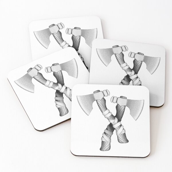 Item preview, Crossed Axes Illustration designed and sold by Idle Morrow.