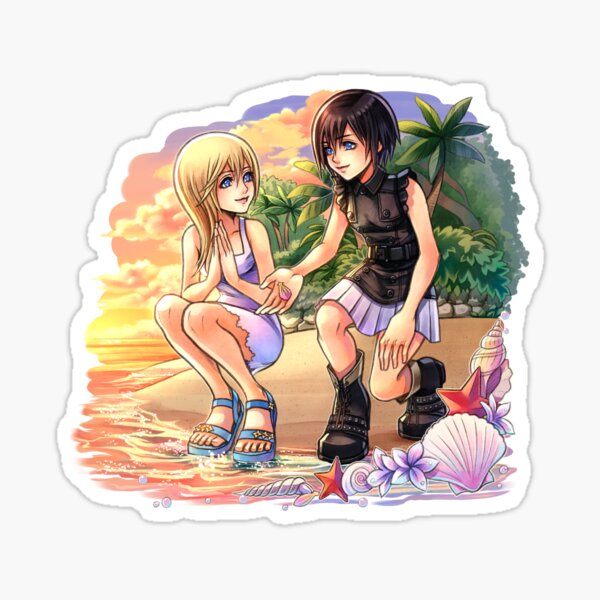 Artikel-Vorschau von Xion and Namine Kingdom Hearts 3 Ending, designt und verkauft von Lali-Holley.