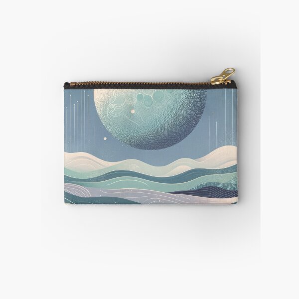 Item preview, Whimsical Moon Over Alien Landscape designed and sold by SunkenCost.