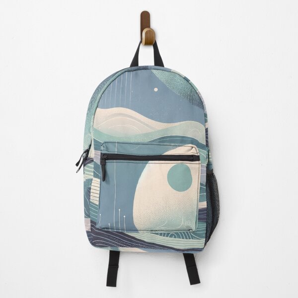 Item preview, Whimsical Moon Over Alien Landscape designed and sold by SunkenCost.