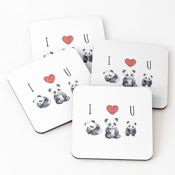 Artikelvorschau, Süße Pandas, ich liebe dich, entzückende Panda-Geschenke für Tierliebhaber entworfen und verkauft von Cuteanimalgifts.