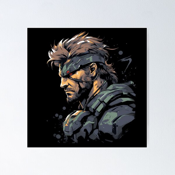 Item preview, solid snake designed and sold by Gam3Wear.