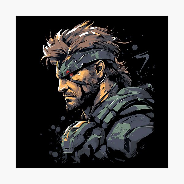 Item preview, solid snake designed and sold by Gam3Wear.
