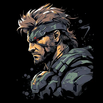 Artwork thumbnail, solid snake by Gam3Wear