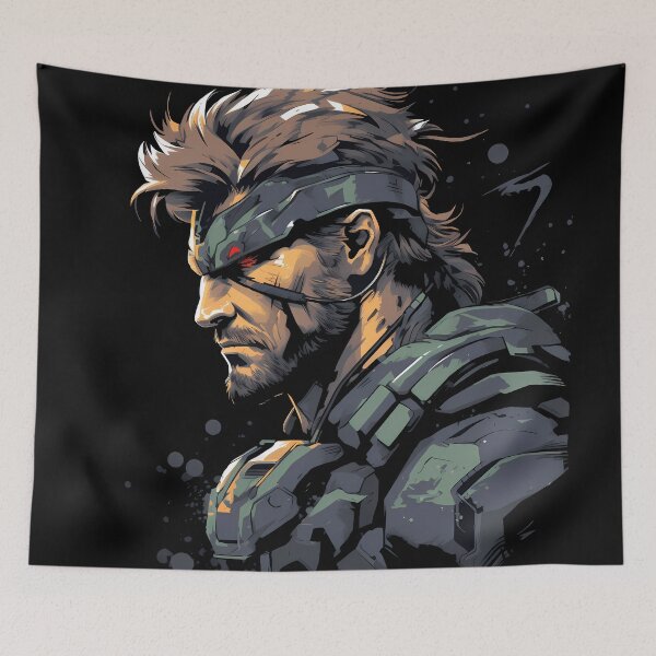 Item preview, solid snake designed and sold by Gam3Wear.