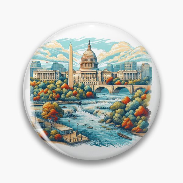 Item preview, " WASHINGTON , (Potomac River)"  designed and sold by PaintMeWorld.