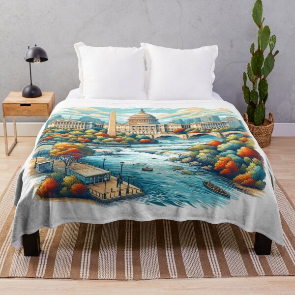 Item preview, " WASHINGTON , (Potomac River)"  designed and sold by PaintMeWorld.