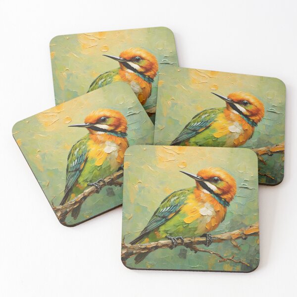 Item preview, Chestnut-headed bee-eater bird (Merops leschenaulti) designed and sold by enhan.